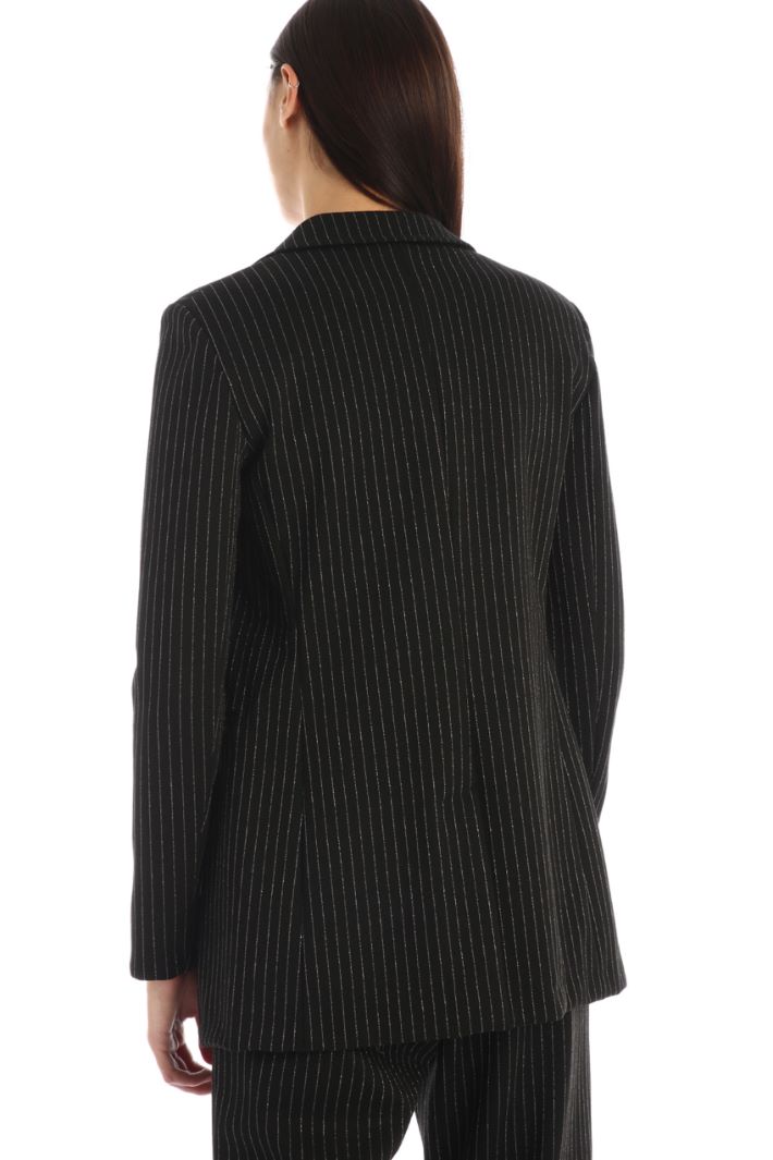 Blazer slim in jersey lamé Fashion Market - 4