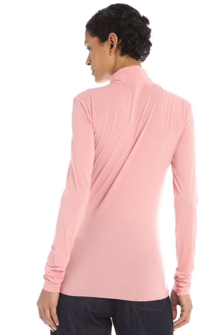 Dolcevita in jersey calza - ROSA - Fashion Market - 4