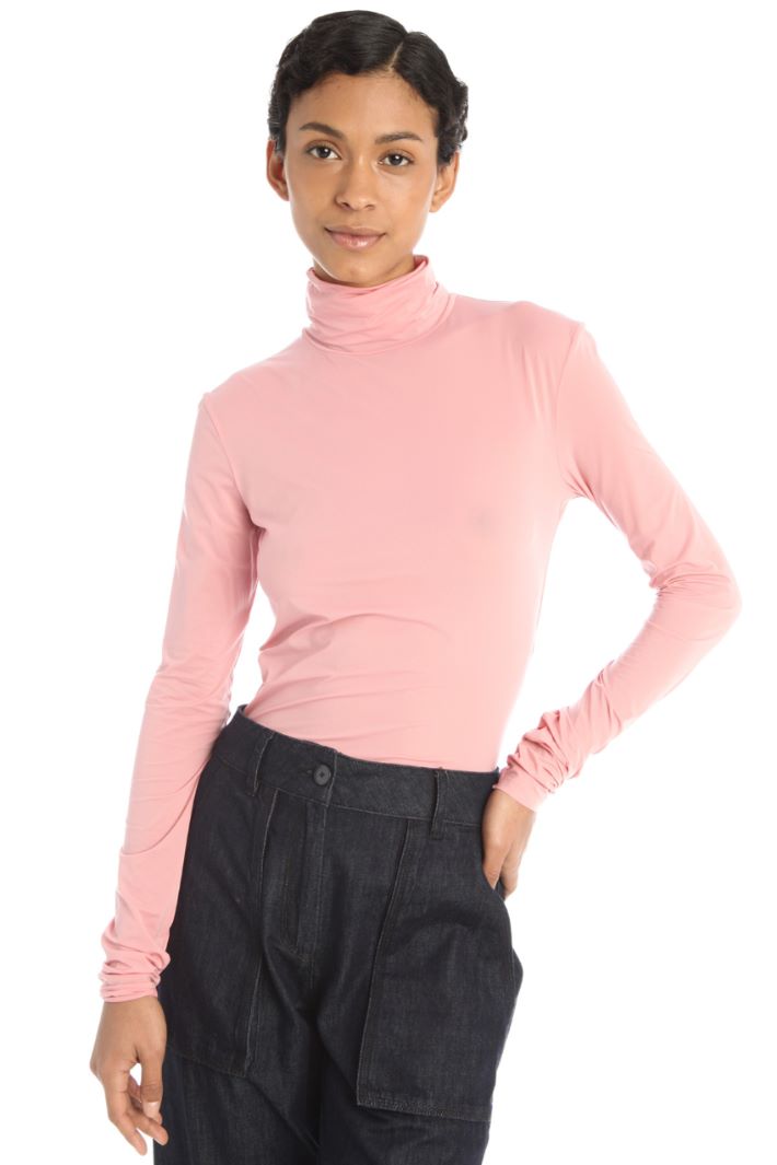 Dolcevita in jersey calza - ROSA - Fashion Market - 2