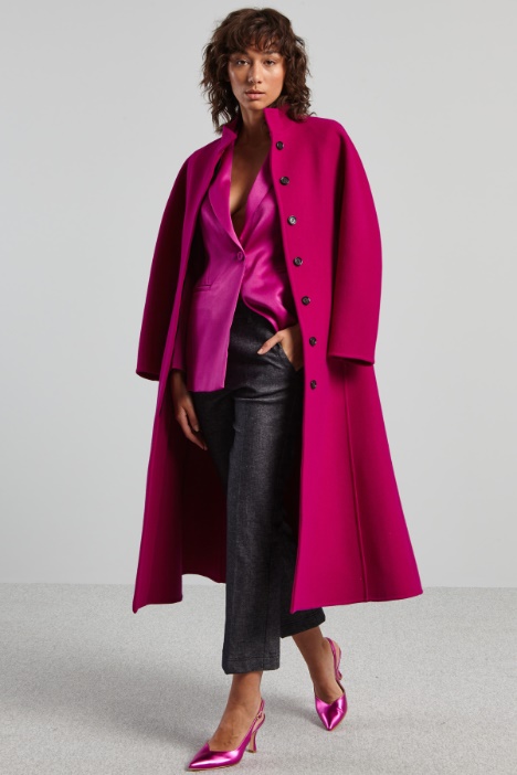 Cappotto lungo sfiancato - Fashion Market