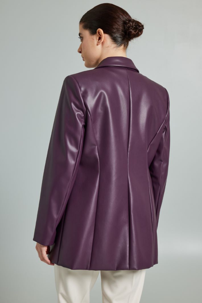 Blazer in similpelle - VIOLA - Fashion Market - 4