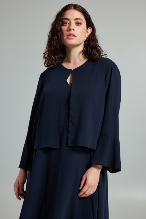 Spolverino corto in georgette - Fashion Market