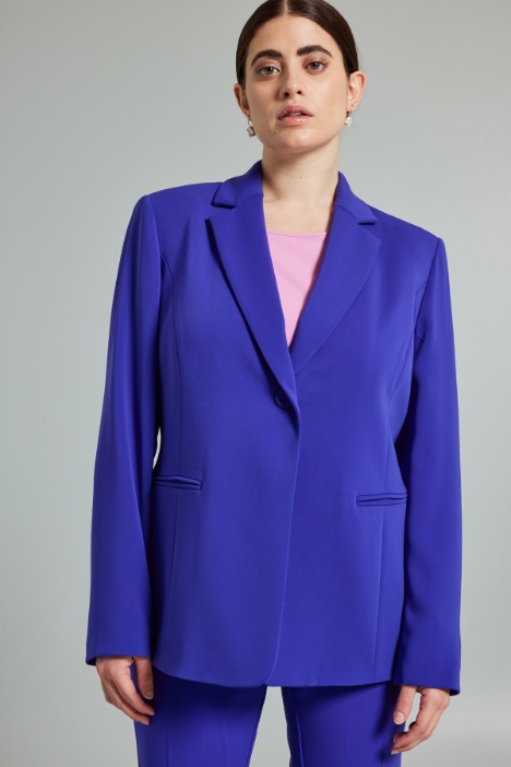 Blazer in fluido stretch - Fashion Market