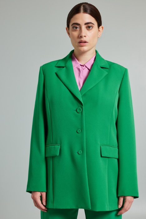 Blazer in tessuto fluido - Fashion Market