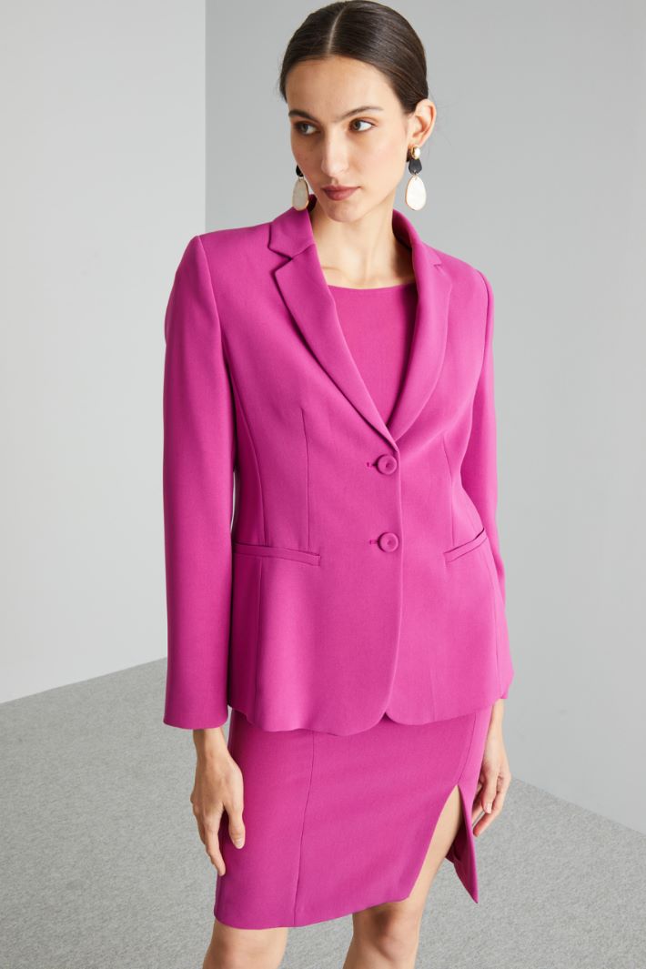 Blazer sfiancato monopetto - CICLAMINO - Fashion Market - 2