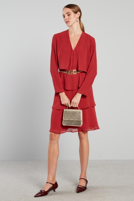 Bolero corto in enver satin - Fashion Market