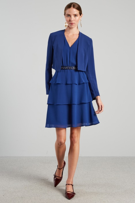 Bolero corto in enver satin - Fashion Market