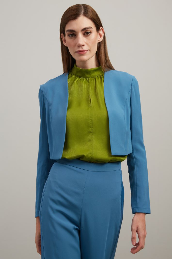 Coprispalle in envers satin - CARTA DA ZUCCHERO - Fashion Market - 2