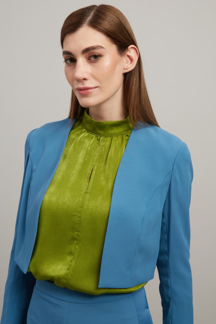 Coprispalle in envers satin - CARTA DA ZUCCHERO - Fashion Market - 3