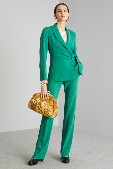 Blazer con fibbia a cerchio - Fashion Market