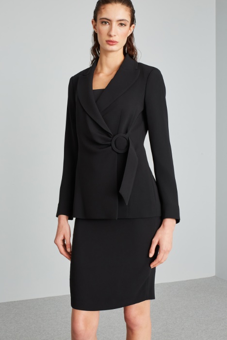 Blazer con fibbia a cerchio - Fashion Market