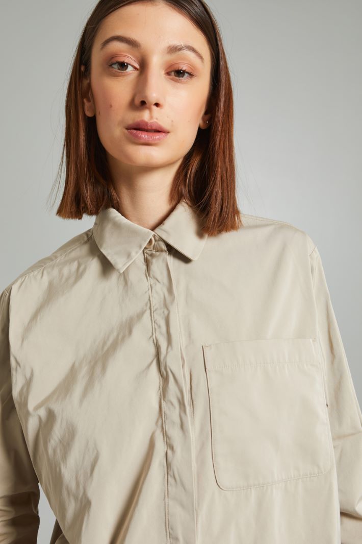 Giacca a camicia - ECRU - Fashion Market - 3