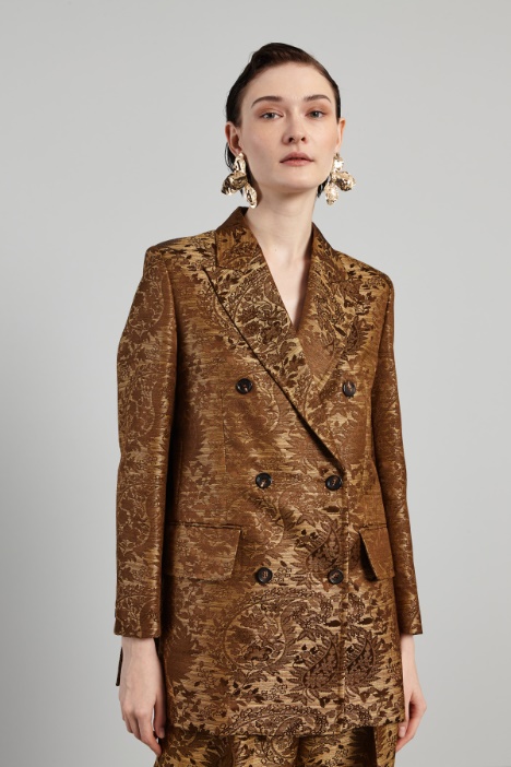 Blazer in jacquard broccato - Fashion Market