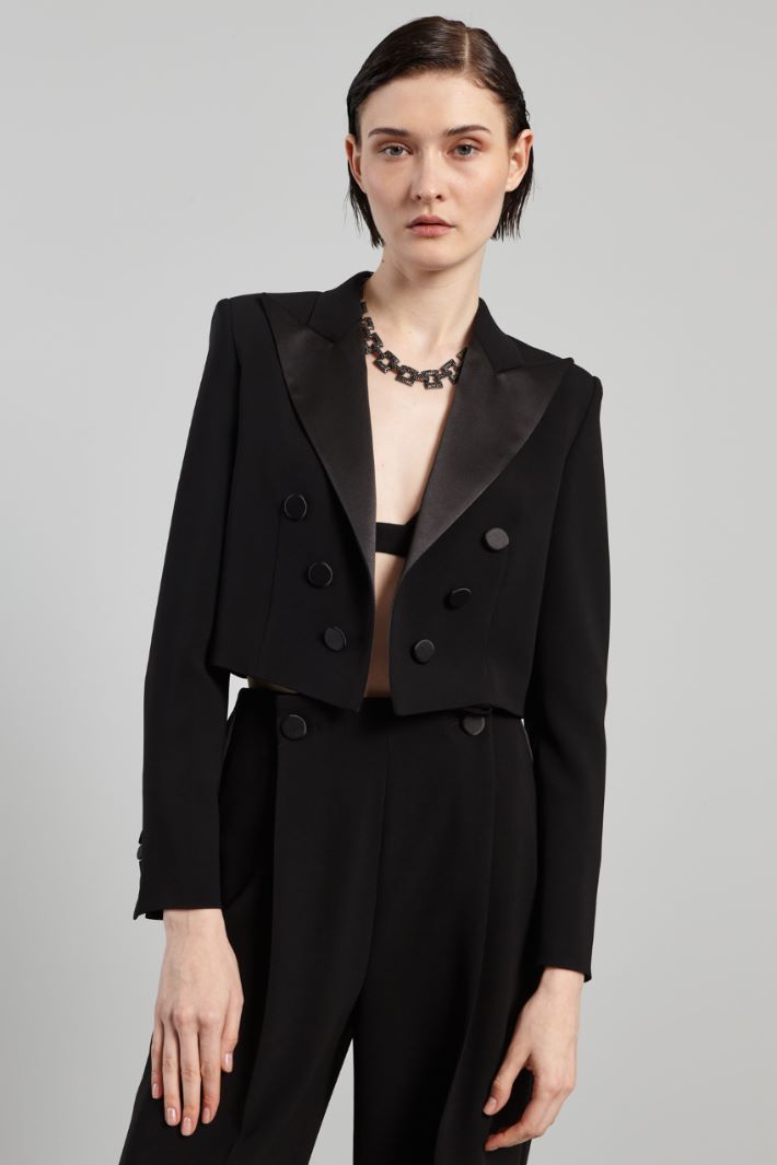 Spencer in cady - NERO - Fashion Market - 2