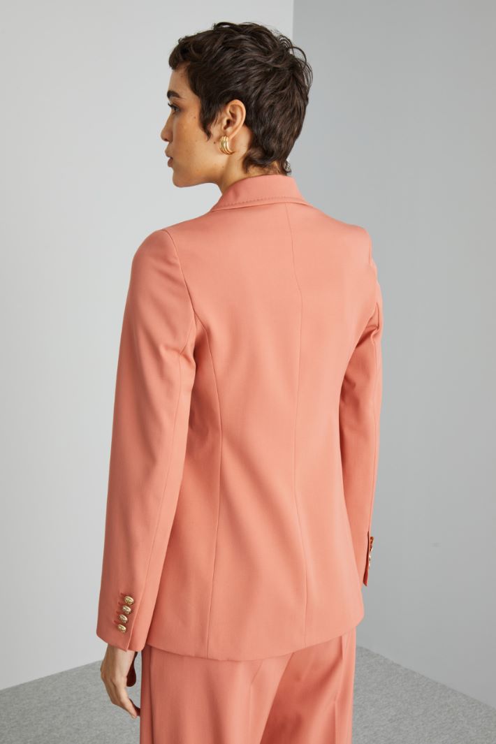 Blazer con bottoni in metallo - SALMONE ORO - Fashion Market - 4