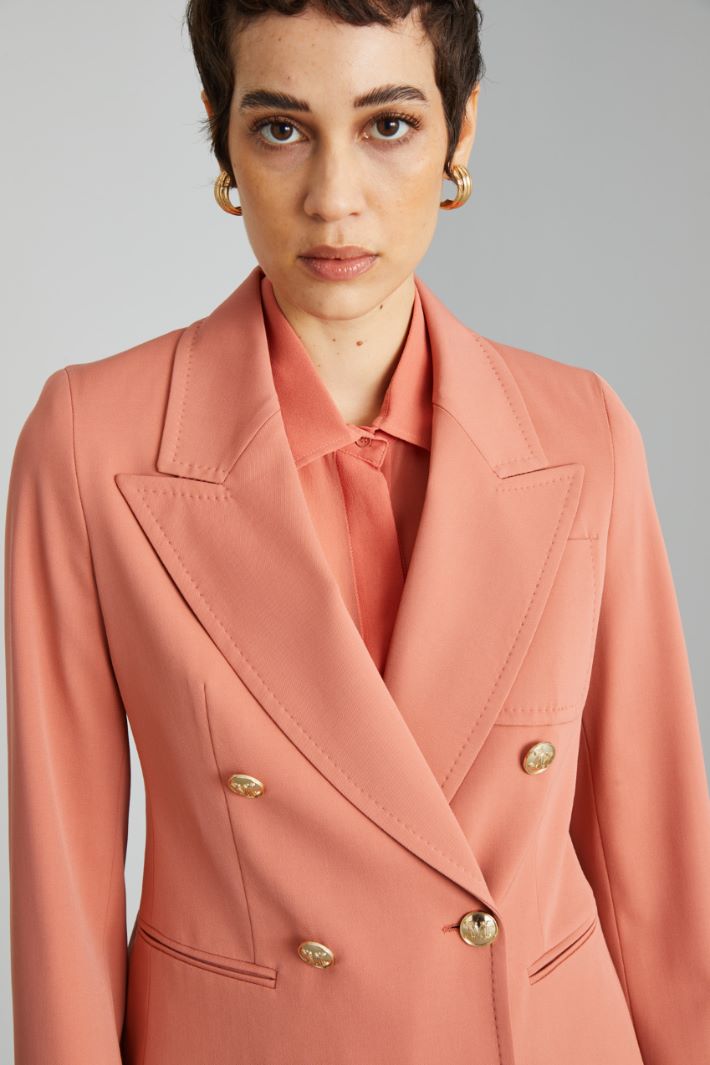 Blazer con bottoni in metallo - SALMONE ORO - Fashion Market - 3