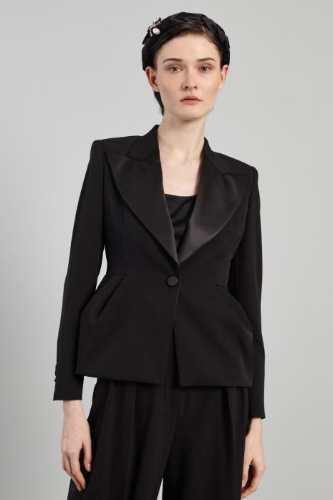 Blazer a corolla in lana - Fashion Market