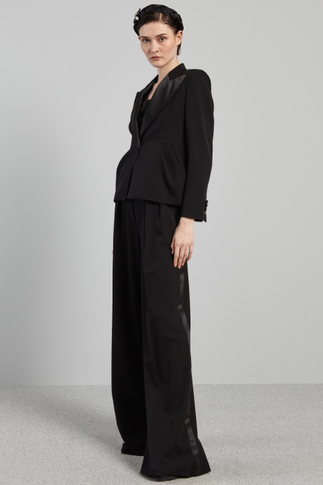 Blazer a corolla in lana - Fashion Market