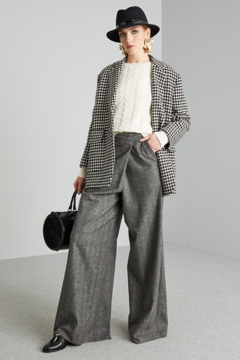 Cappotto corto in pura lana - Fashion Market