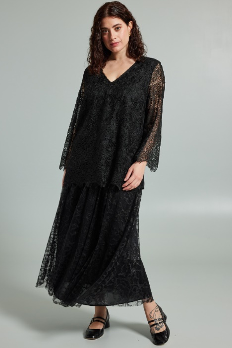 Gonna lunga in pizzo - Fashion Market