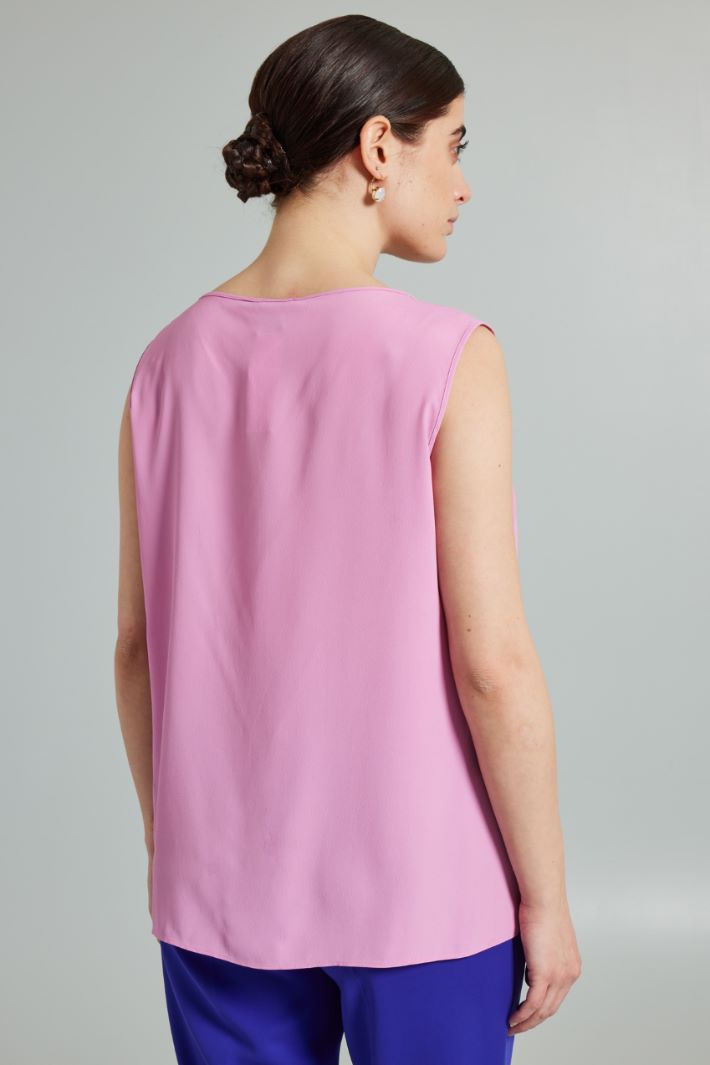Top smanicato - ROSA - Fashion Market - 4