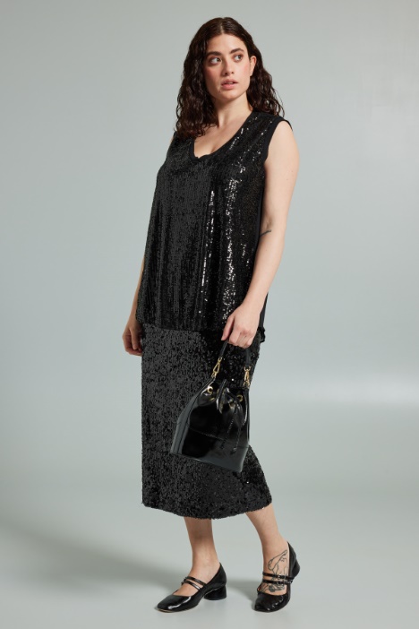 Top con paillettes - Fashion Market