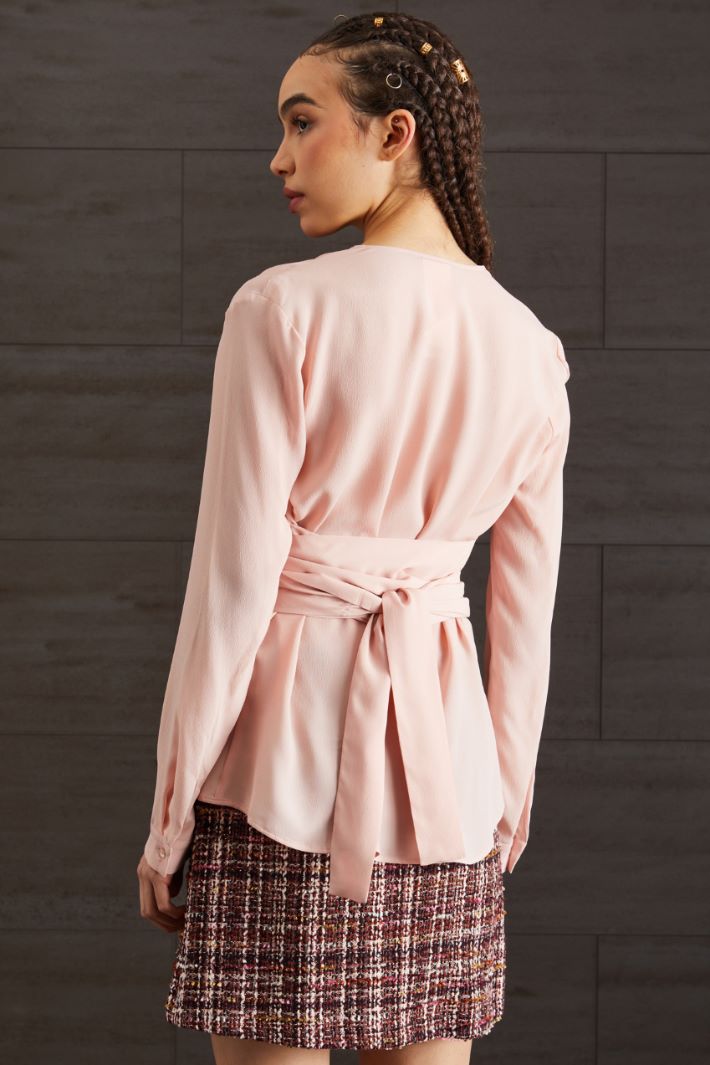 Casacca in crèpe - ROSA CIPRIA - Fashion Market - 4