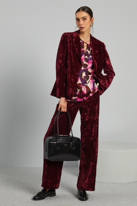 Blusa in raso seersucker - Fashion Market