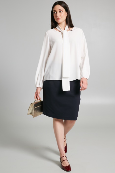 Blusa con foulard - Fashion Market