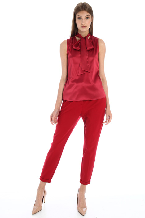 Top con collo a foulard - Fashion Market