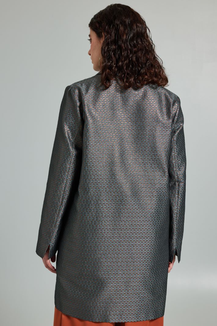 Soprabito in jacquard lamè - AVIO ORO - Fashion Market - 4