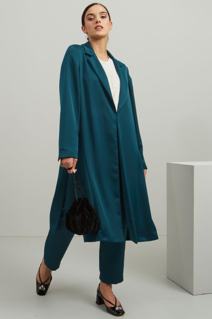 Giacca in envers satin - OTTANIO - Fashion Market