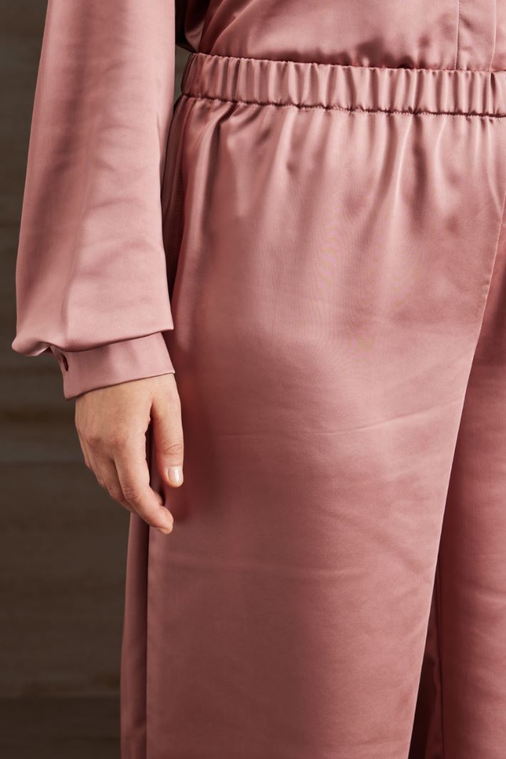 Pantaloni in raso - ROSA ANTICO - Fashion Market - 3