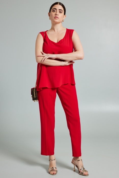 Pantaloni in fluido stretch - Fashion Market