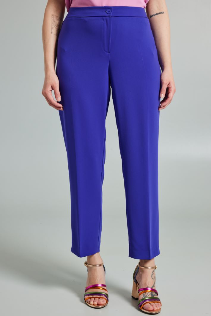 Pantaloni in fluido stretch - VIOLA - Fashion Market - 2
