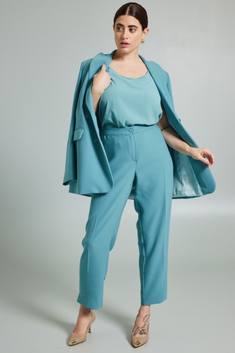 Pantaloni in enver satin - Fashion Market