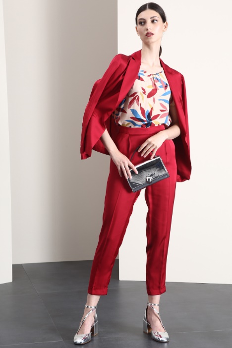 Pantaloni baggy in raso - Fashion Market