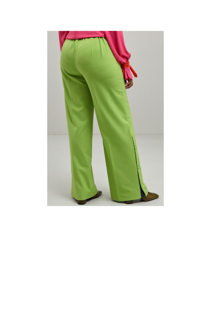 Pantaloni in viscosa - VERDE ROSA BLU - Fashion Market - 4