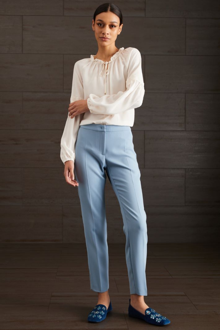 Pantaloni in cady - CELESTE - Fashion Market