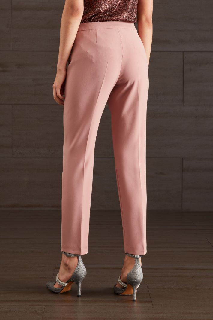Pantaloni in cady - ROSA ANTICO - Fashion Market - 4
