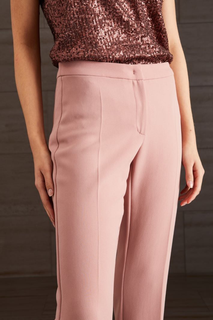 Pantaloni in cady - ROSA ANTICO - Fashion Market - 3