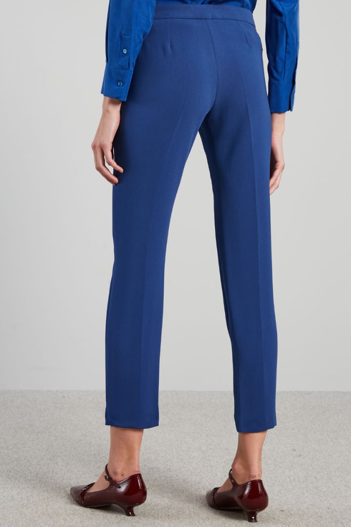 Pantaloni slim in cady - BLUETTE - Fashion Market - 4