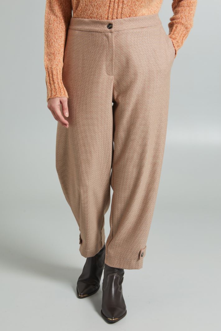 Pantaloni con cinturini - SABBIA CARAMELLO - Fashion Market - 2