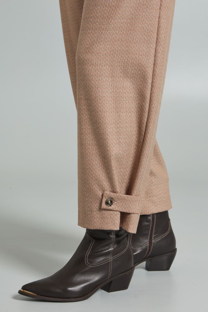Pantaloni con cinturini - SABBIA CARAMELLO - Fashion Market - 3