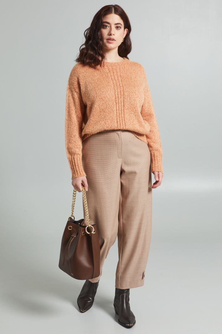Pantaloni con cinturini - SABBIA CARAMELLO - Fashion Market