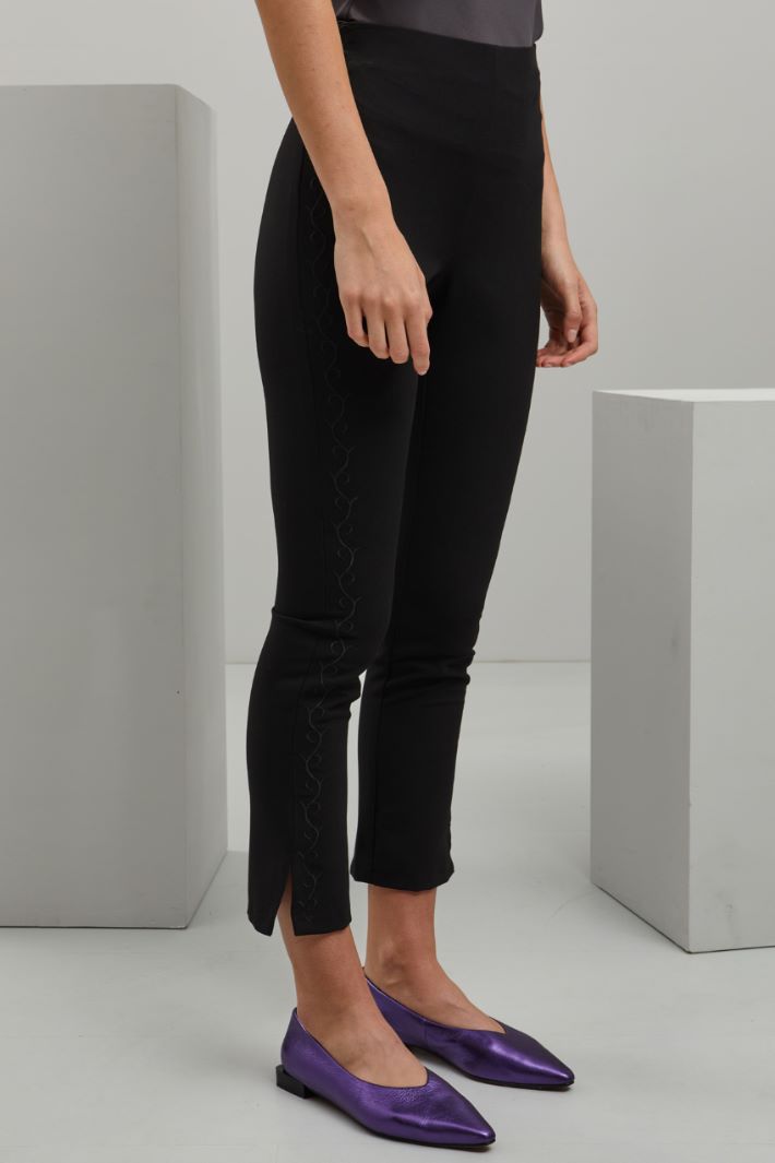 Pantaloni skinny - NERO - Fashion Market - 2