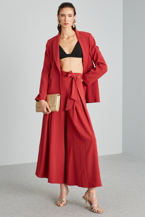 Pantaloni ampi con cintura - Fashion Market