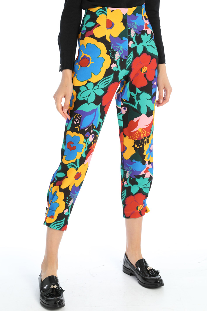 Pantalone skinny in cady - GIALLO - Fashion Market - 4