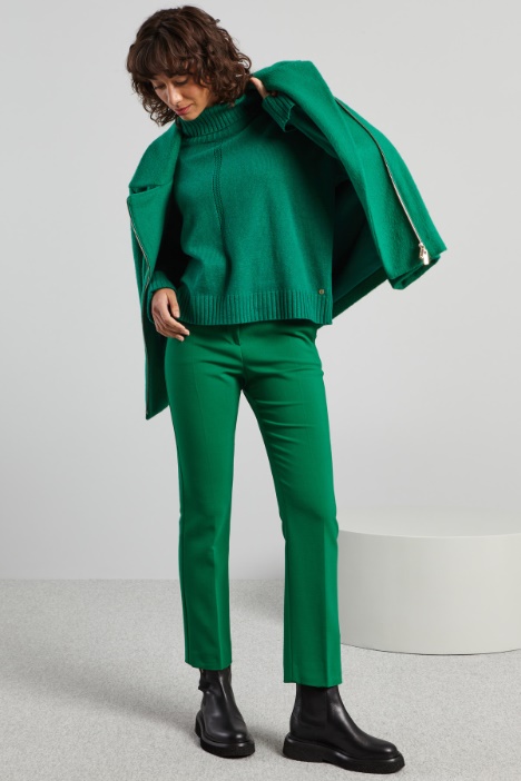 Pantaloni dritti in lana - Fashion Market