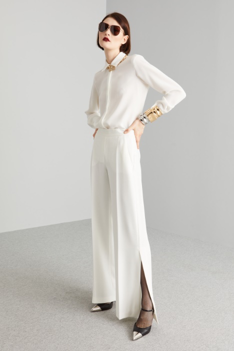 Pantaloni con spacchi al fondo - Fashion Market